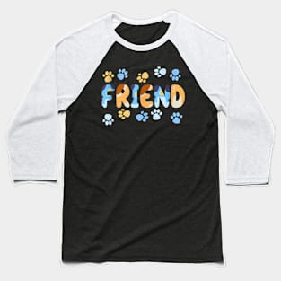 Friend Of The Birthday Boy Girl Dog Family Matching Baseball T-Shirt